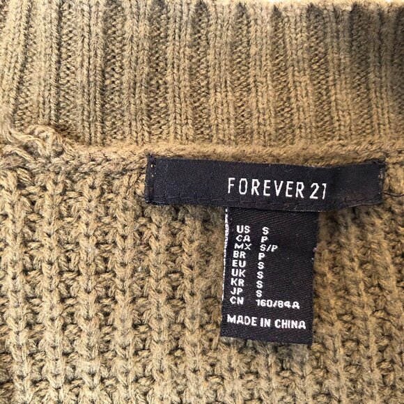 Forever 21 Coldcreek Water Womens Cardigan Sweater Lot of 2 Small Knit Cozy - Picture 11 of 16